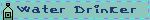 A year 2000 style blinkie animation, with the text "too many tabs!!" and a retro window tab in the background